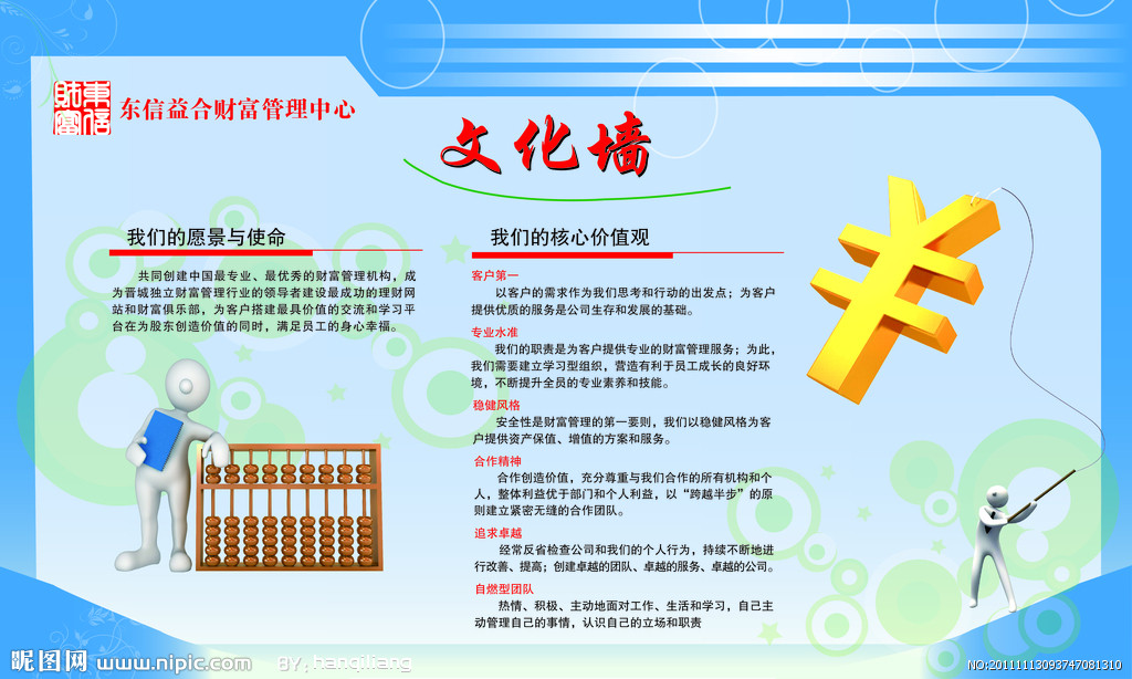 文化墙的阶梯，在线营销的力量